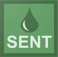 Logo aplikacji mobilnej Sent Dostawy.  Rysunek przedstawia logo aplikacji mobilnej Sent Dostawy.
